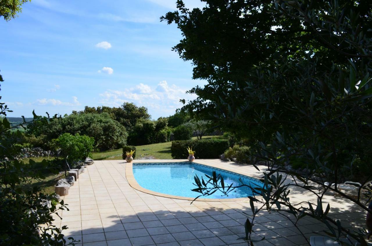 Sous Les Chenes Villa Lussan  ภายนอก รูปภาพ